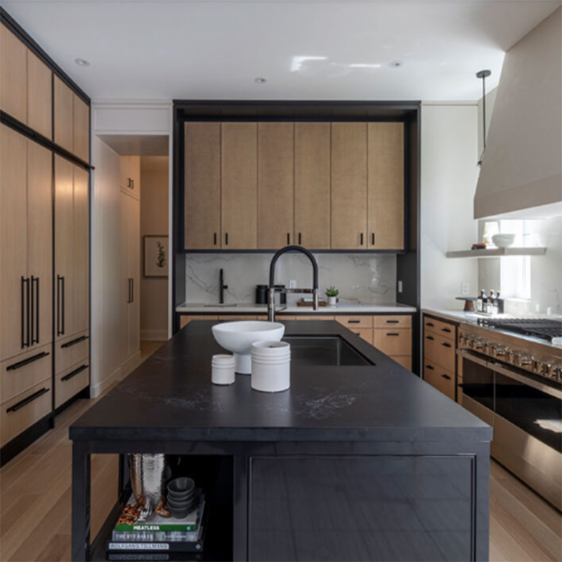 Black Quartz Stone Countertop For Kitchen Black Quartz Stone Countertop For Kitchen